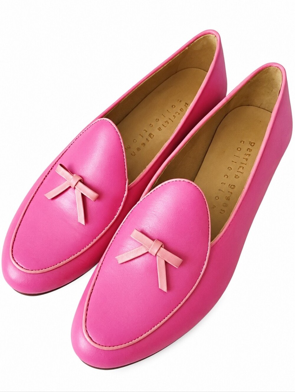 Patricia Green Coco Hot Pink Loafers Featuring A Distinct Dainty Bow Detail, S 8